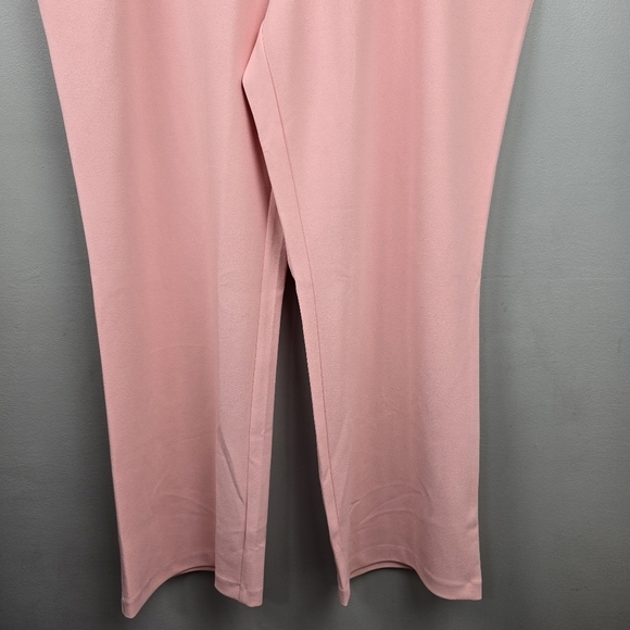 DG2 By Diane Gilman Pull-On Stretch Pants Pink Womens Plus Size‎ 2X - Picture 6 of 14